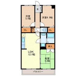 掛川駅 徒歩15分 2階の物件間取画像